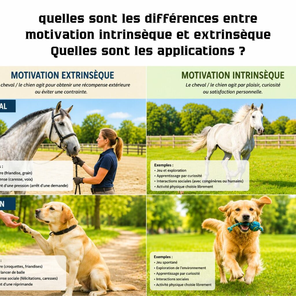 quelle est la différence entre motivation intrinseque et extrinseque et quelles sonnt les applications